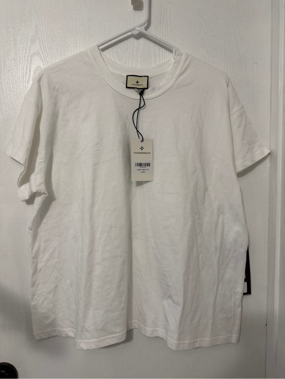 Tuckernuck White Crewneck Short Sleeve Tee